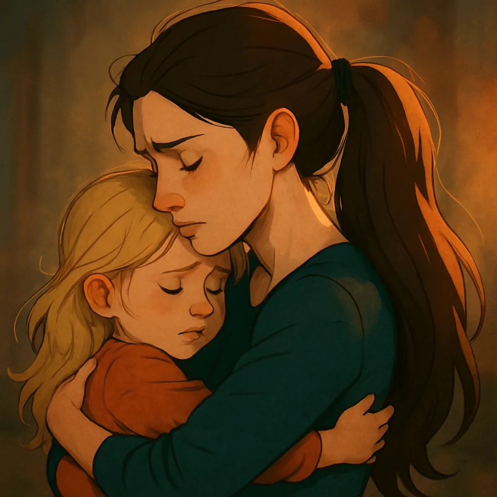 Supportive relationships and healing illustration